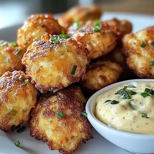 Dill Pickle Chicken Fritters