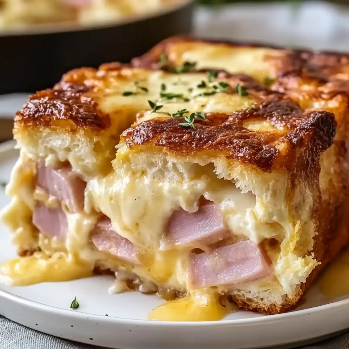 Monte Cristo Breakfast Casserole