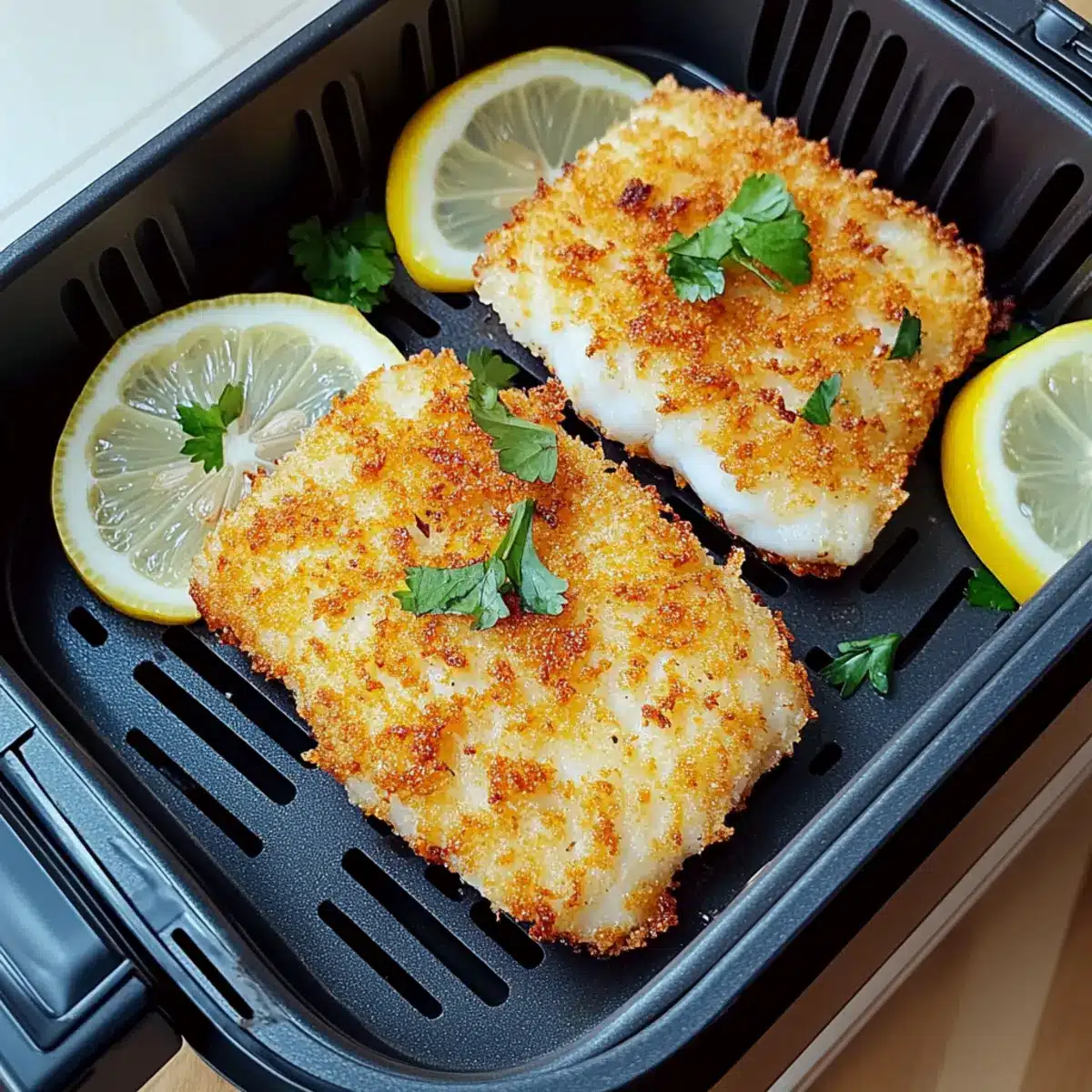 Crispy Air Fryer Cod Fish
