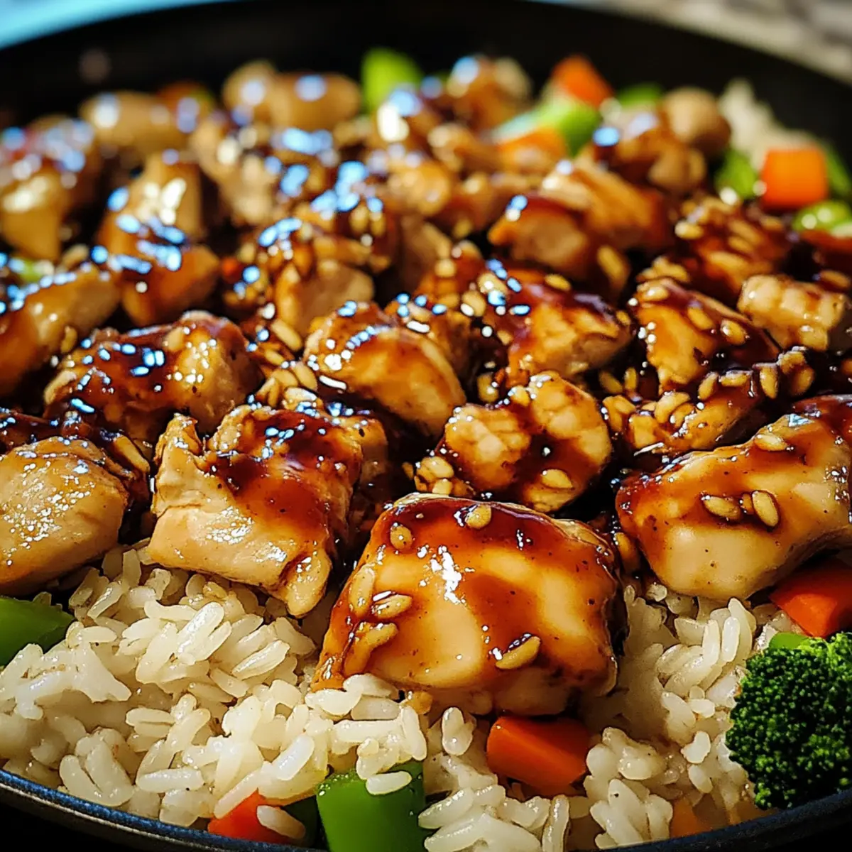 One-Pan Bold Honey BBQ Chicken Rice
