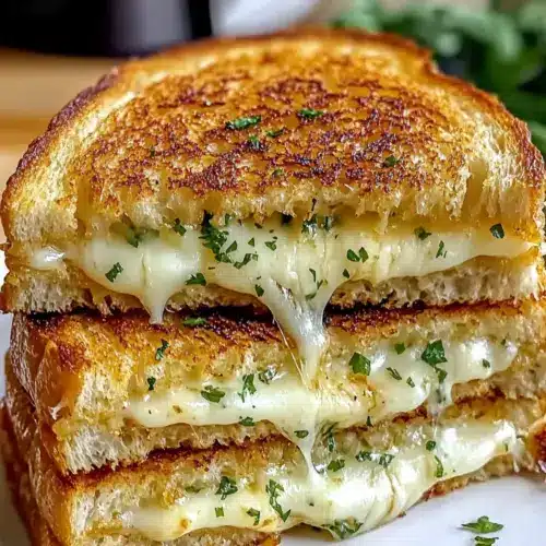 Garlic Bread Grilled Cheese