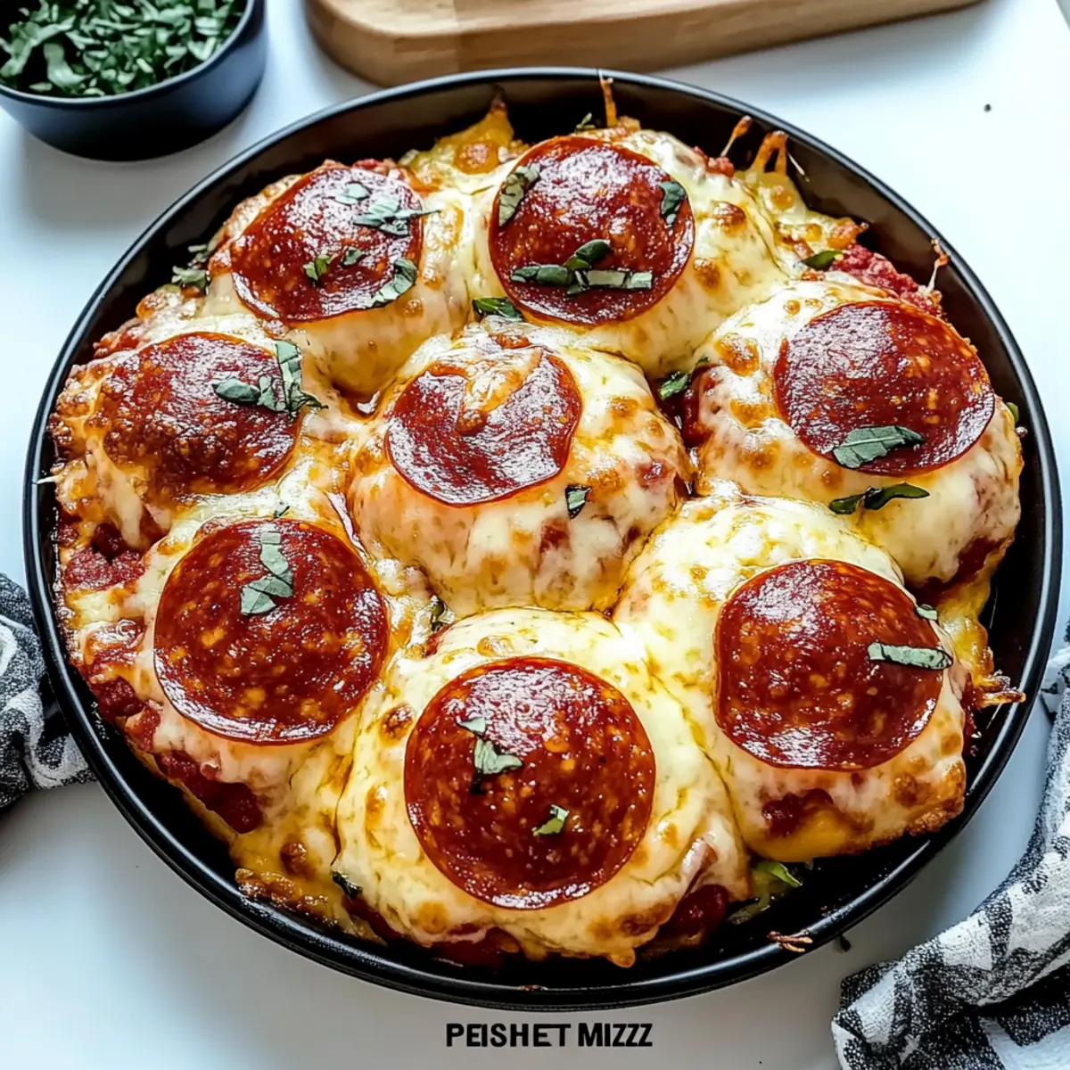 Cheesy Pepperoni Pizza Bombs