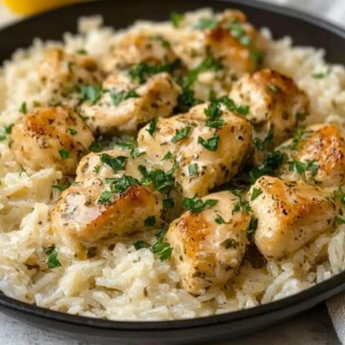Creamy Herb Chicken & Basmati Rice