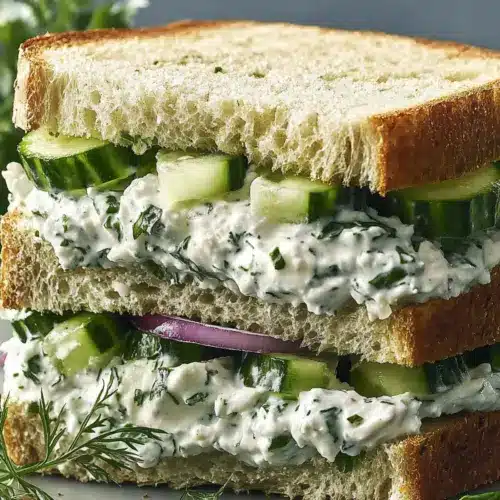 Cucumber Salad Sandwiche