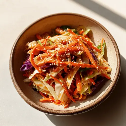 Spicy Korean Cabbage Slaw