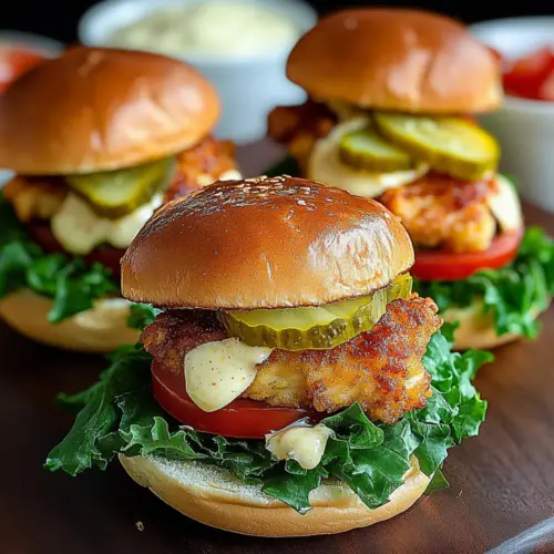 Honey Mustard Chicken Sliders