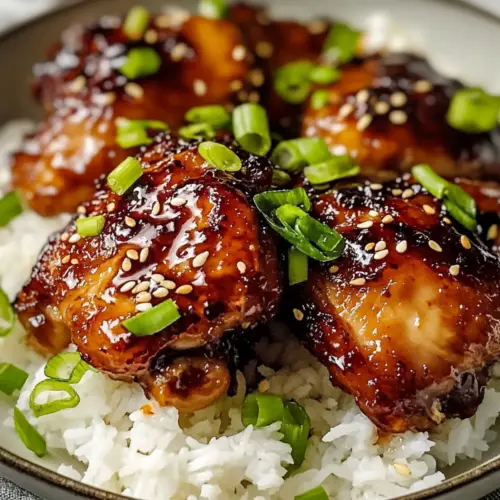 Honey Garlic Chicken Thighs