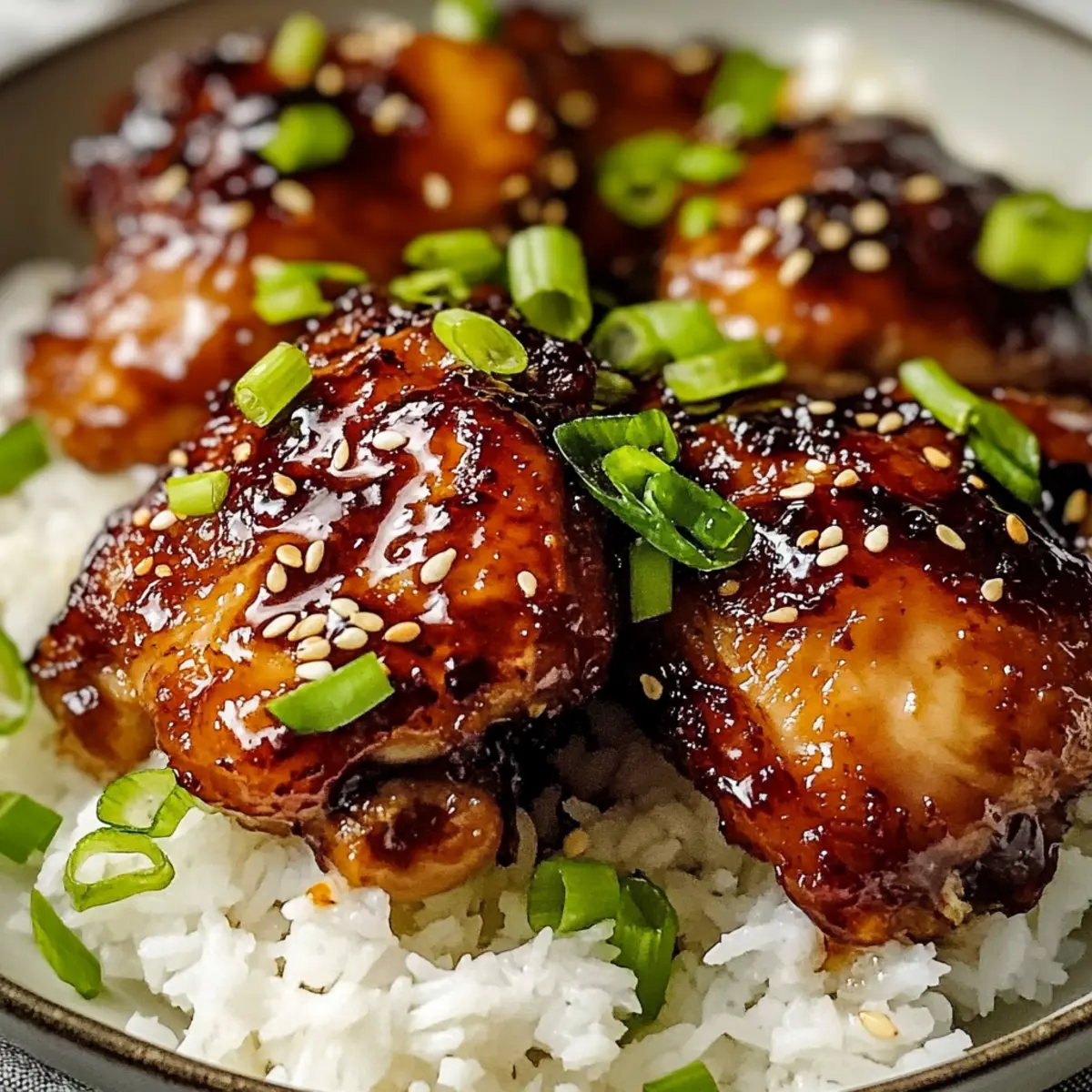 Honey Garlic Chicken Thighs