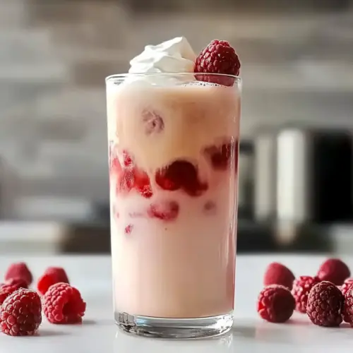 Vanilla Raspberry Iced Latte