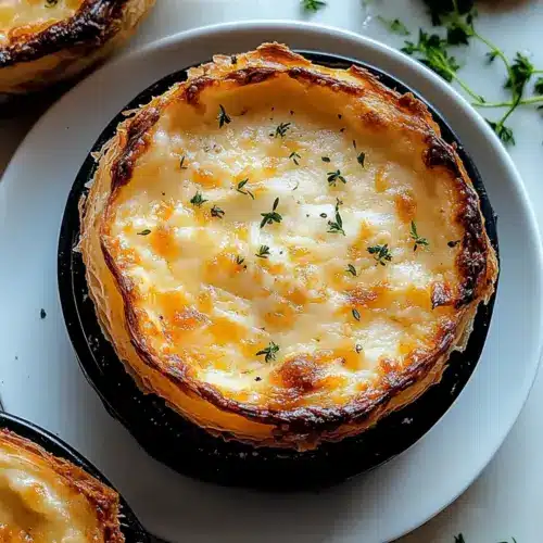 Cheesy Garlic Cruffin