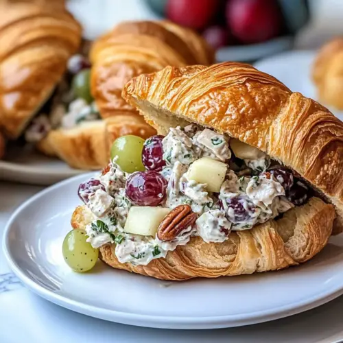 Chicken Salad Croissant Sandwiches