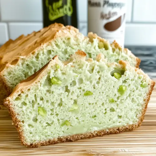 Pistachio Pudding Bread