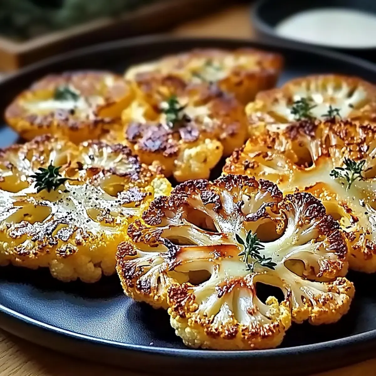 Crispy Baked Cauliflower Steaks