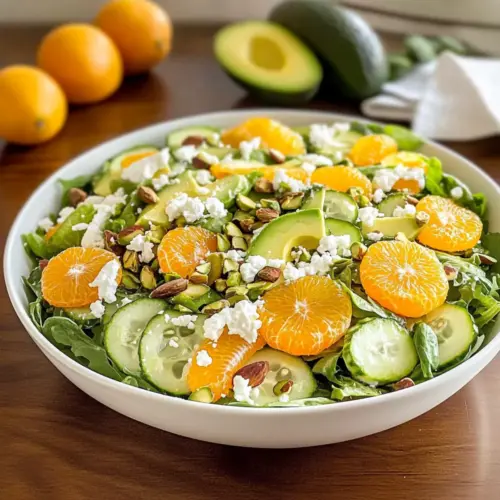 Irish Flag Clementine Cucumber Salad