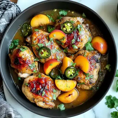 Jalapeno Peach Chicken