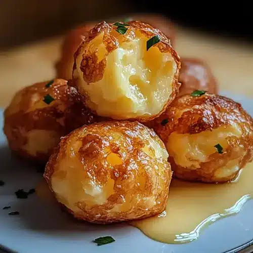 Crispy Mashed Potato Cheese Puffs