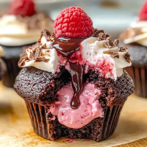 Chocolate Raspberry Cupcakes