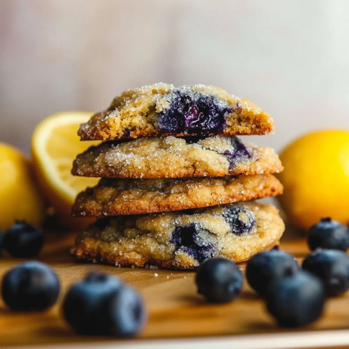 Lemon Blueberry Cookies