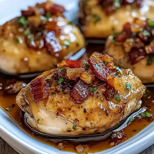Maple Garlic Bacon Chicken