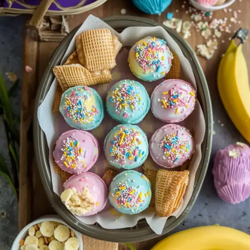 Banana Pudding Easter Truffles