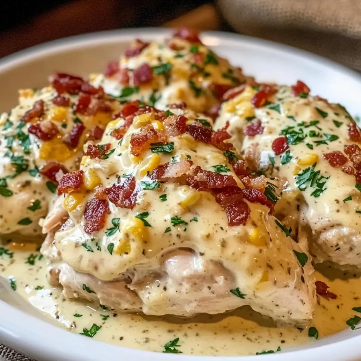 Slow Cooker Chicken Bacon Ranch