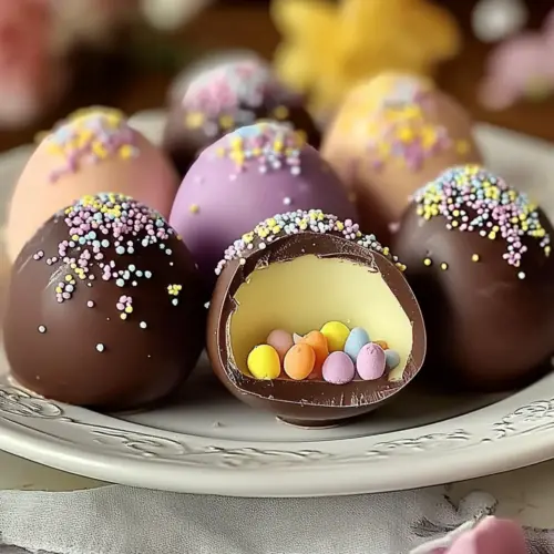 Chocolate-Dipped Easter Eggs