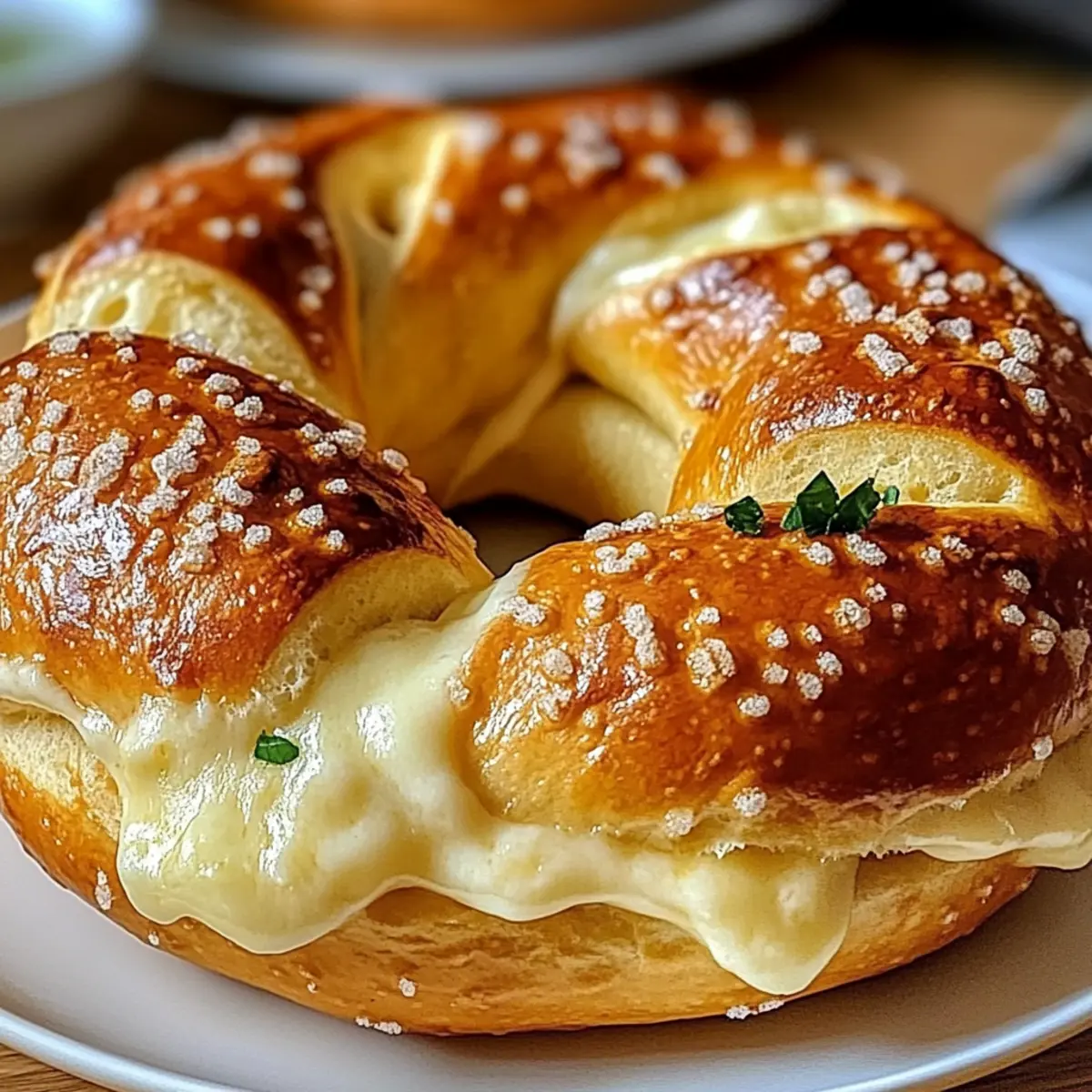 Cheese Stuffed Pretzel