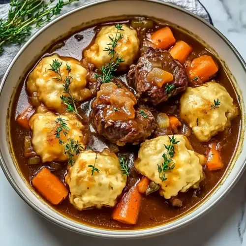 Irish Stew with Cheddar Dumplings