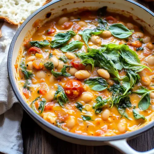 Creamy Tomato White Bean Stew