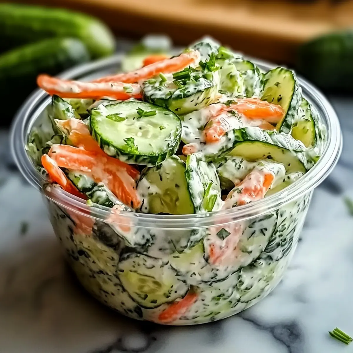 Sushi Cucumber Salad