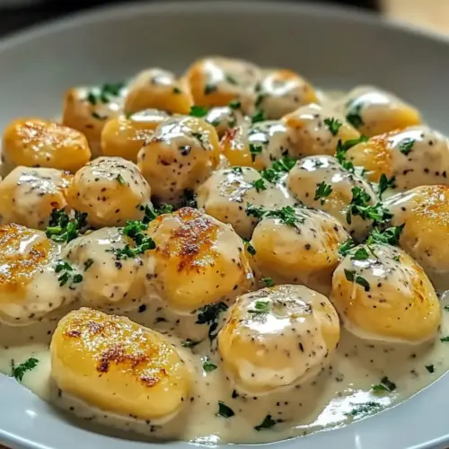 Millionaire Gnocchi with Creamy Sauce