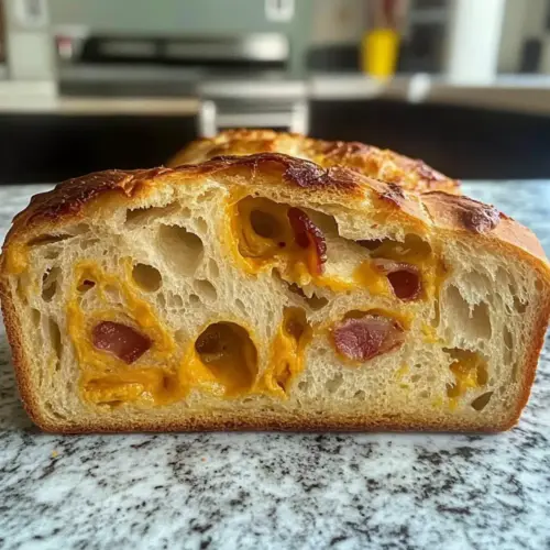 Bacon Cheddar Ranch Sourdough Bread