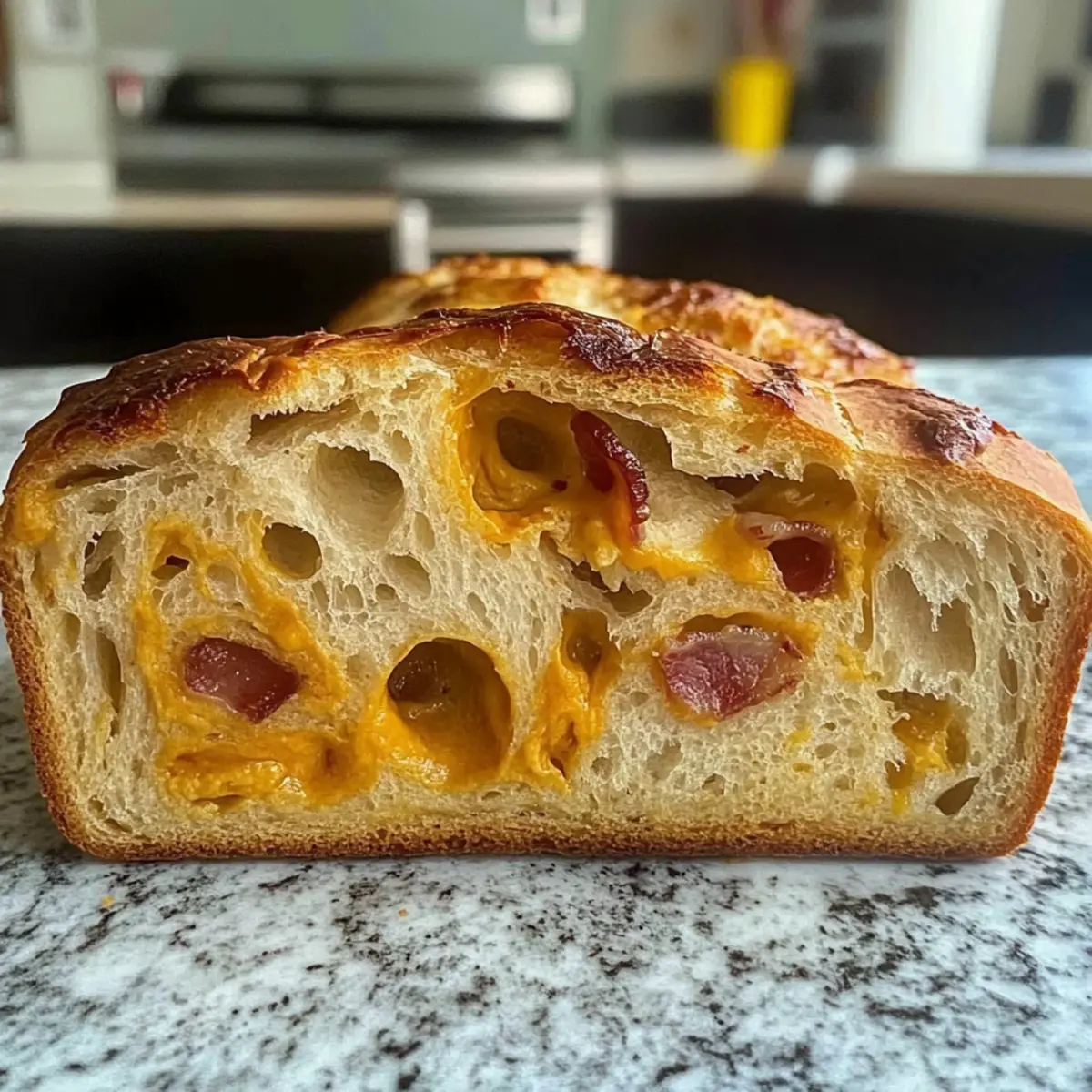 Bacon Cheddar Ranch Sourdough Bread
