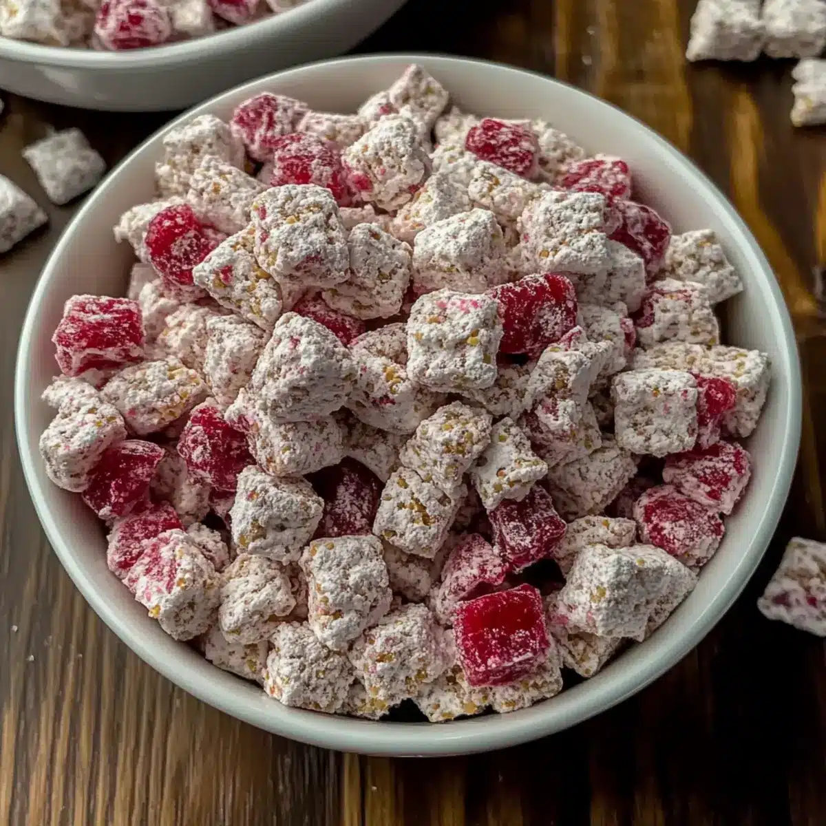 Cherry Cheesecake Puppy Chow