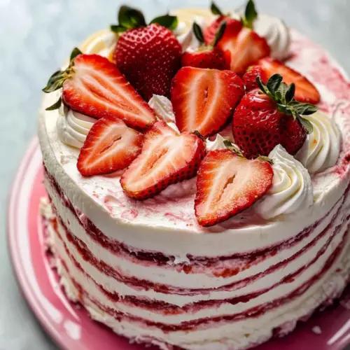 Strawberry Shortcake Cake