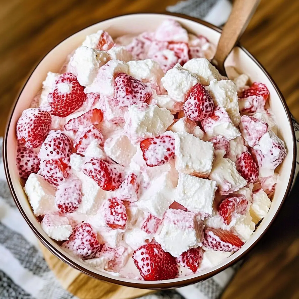 Strawberry Shortcake Fluff Salad