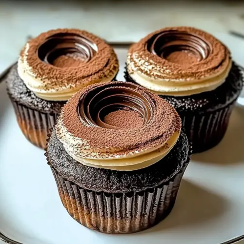 Chocolate Tiramisu Cupcakes