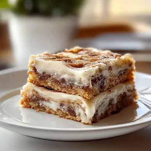 Cinnamon Roll Bliss Bars