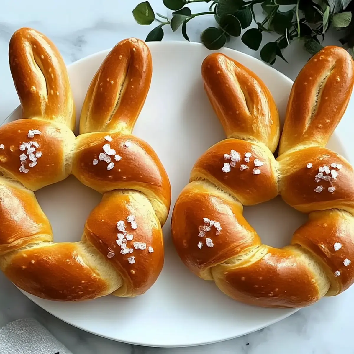 Easter Bunny Soft Pretzels