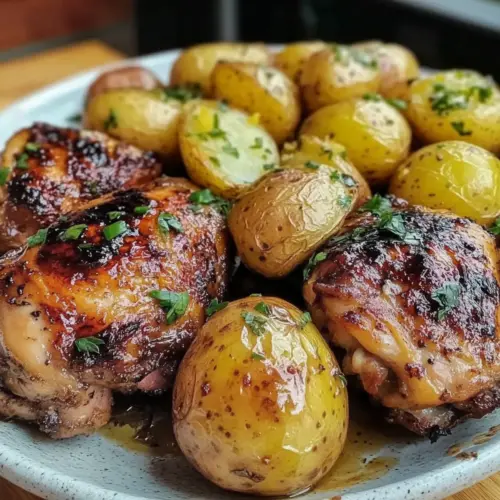 Lemon Balsamic Chicken and Potatoes