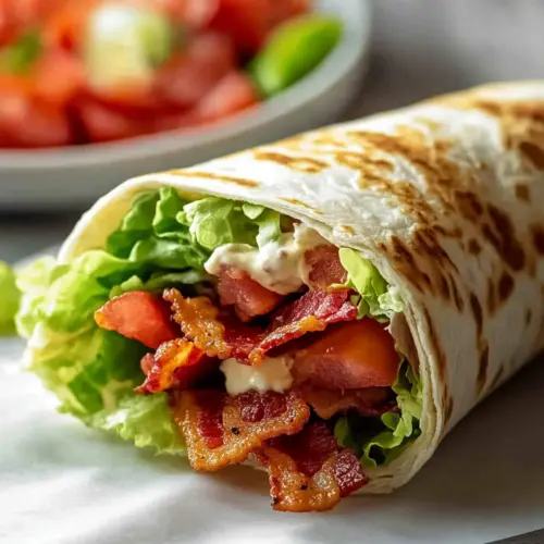 Gourmet BLT Wraps with Secret Sauce