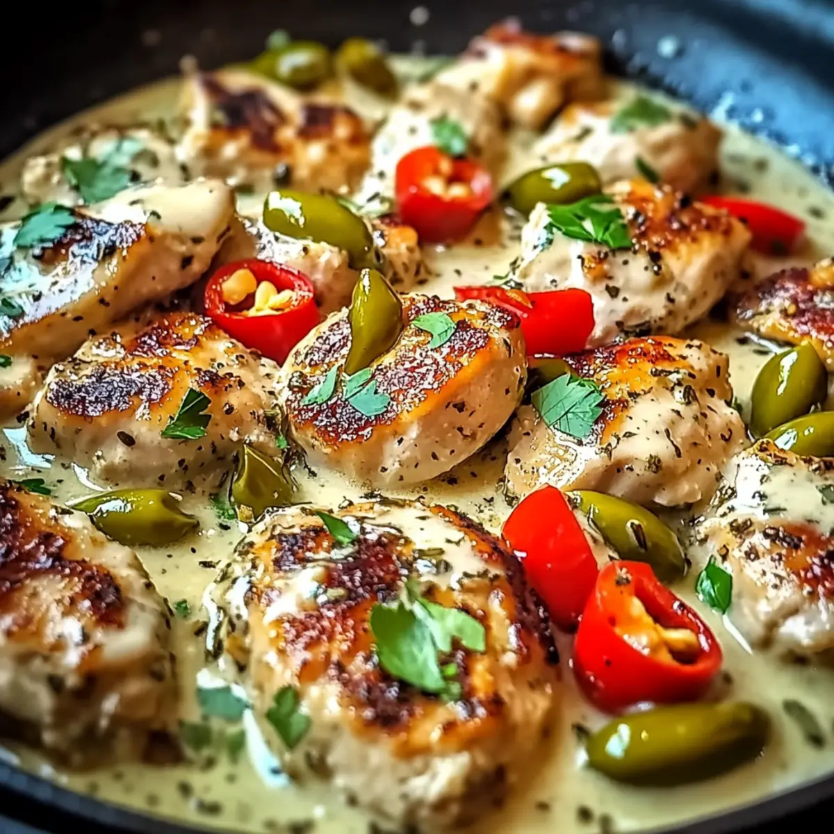 Pepperoncini Chicken Skillet