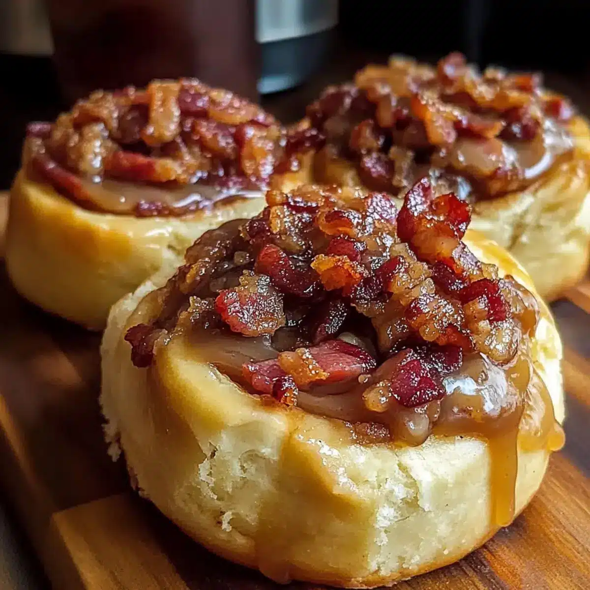 Bourbon Maple Bacon Cinnamon Roll