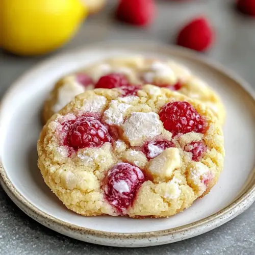 Lemon Raspberry Cookies