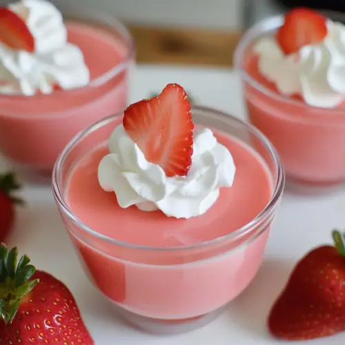 Strawberry Greek Yogurt Jello