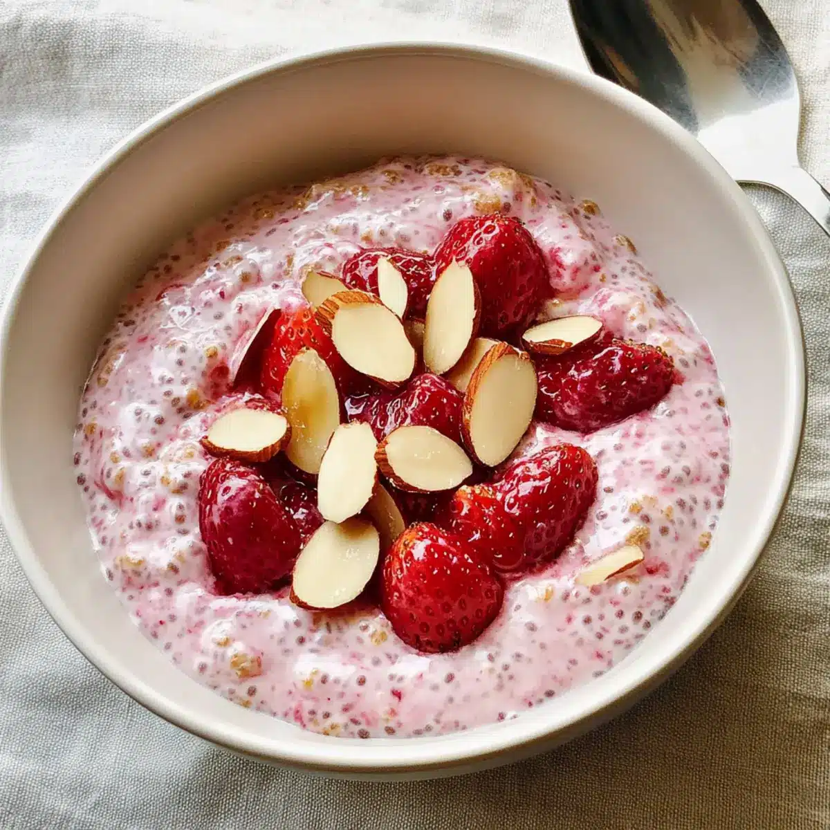 Strawberry Chia Yogurt Bowl