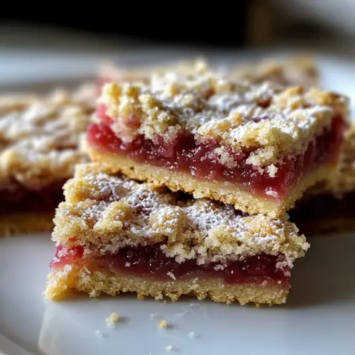 Rhubarb Dream Bars