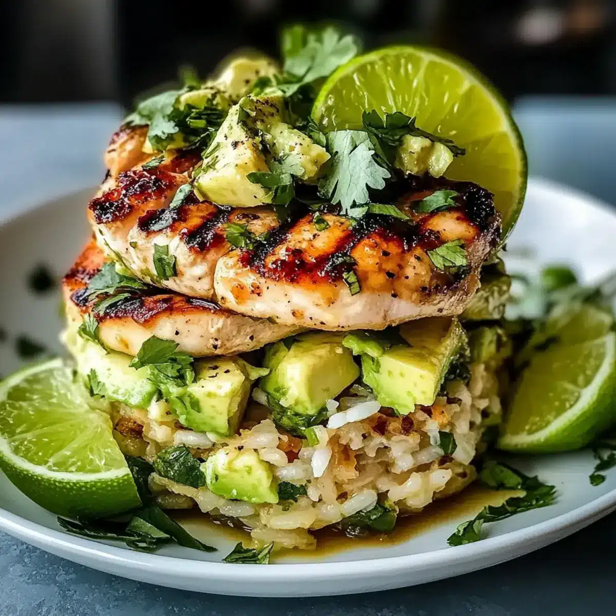 Honey Lime Chicken Avocado