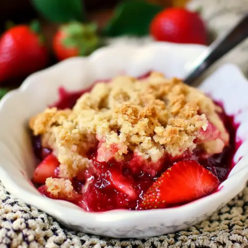 Strawberry Cobbler