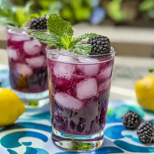 Blackberry Lemon Mocktail